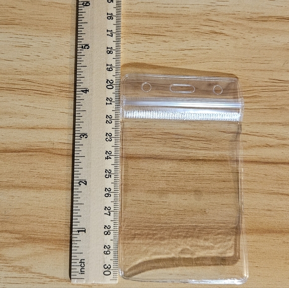 60 Multicolored cloth cord lanyards with hook and 60 plastic ID name tag holders - Picture 6 of 7